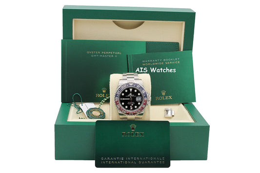 BNIB Rolex GMT Master II 126710BLRO Red Blue Pepsi / Oyster Box & Papers