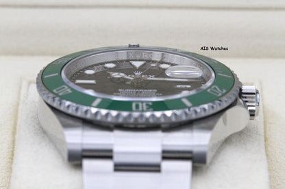 Rolex Submariner Date Ceramic Green Bezel 126610LV 41MM 2021 Box & Paper