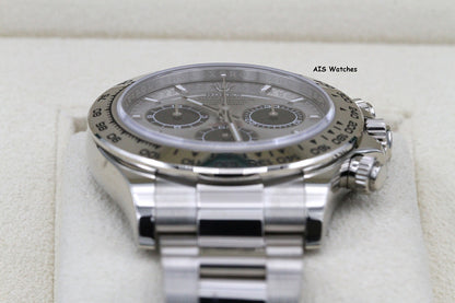 Rolex 126509 Daytona Cosmograph 18K White Gold Silver / Steel Dial B&P