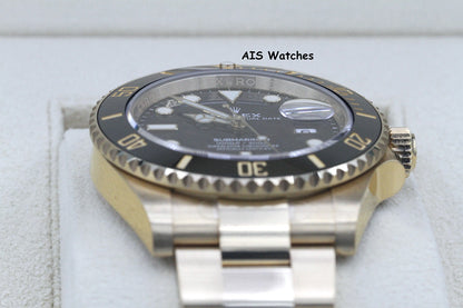 BNIB Rolex Submariner Ceramic 126618LN 41MM 18K Yellow Gold Black Dial