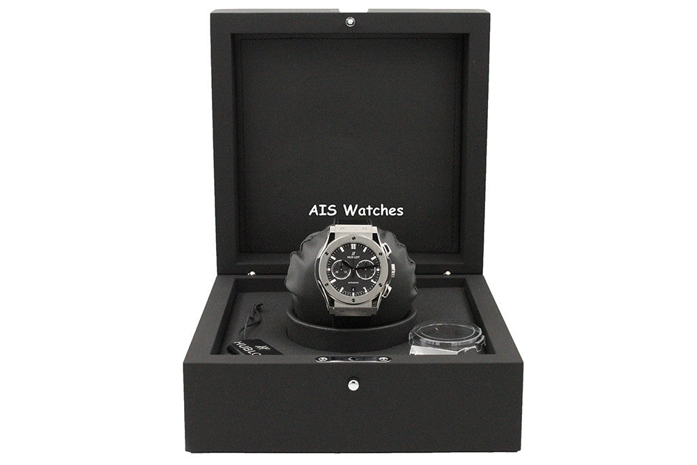 BNIB Hublot Classic Fusion 541.NX.1171.LR Chronograph Titanium Black Dial 42MM