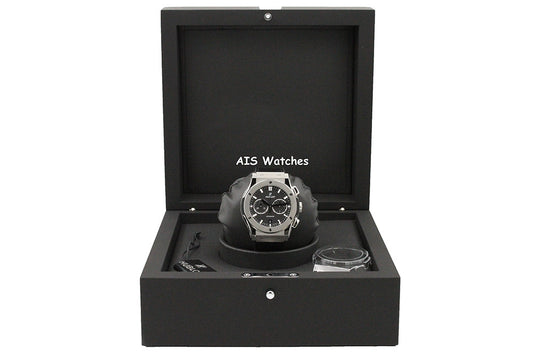 BNIB Hublot Classic Fusion 541.NX.1171.LR Chronograph Titanium Black Dial 42MM