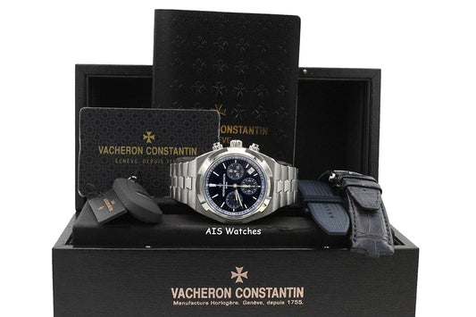 Vacheron Constantin Overseas Chronograph 42.5MM Blue 5500V/110A-B148 Box & Paper