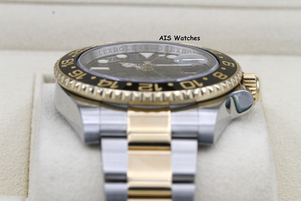 Rolex GMT Master II 18K/SS 116713LN 40MM Black Dial 2016 Box & Paper