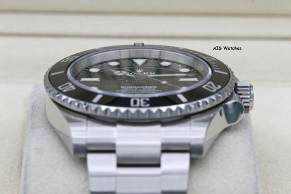 Rolex Submariner Ceramic No Date 124060 41MM 2022 Box & Paper