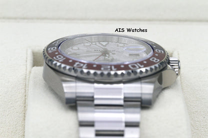 BNIB Rolex GMT-Master II 126719BLRO Meteorite Dial Pepsi 18K WG Box & Papers