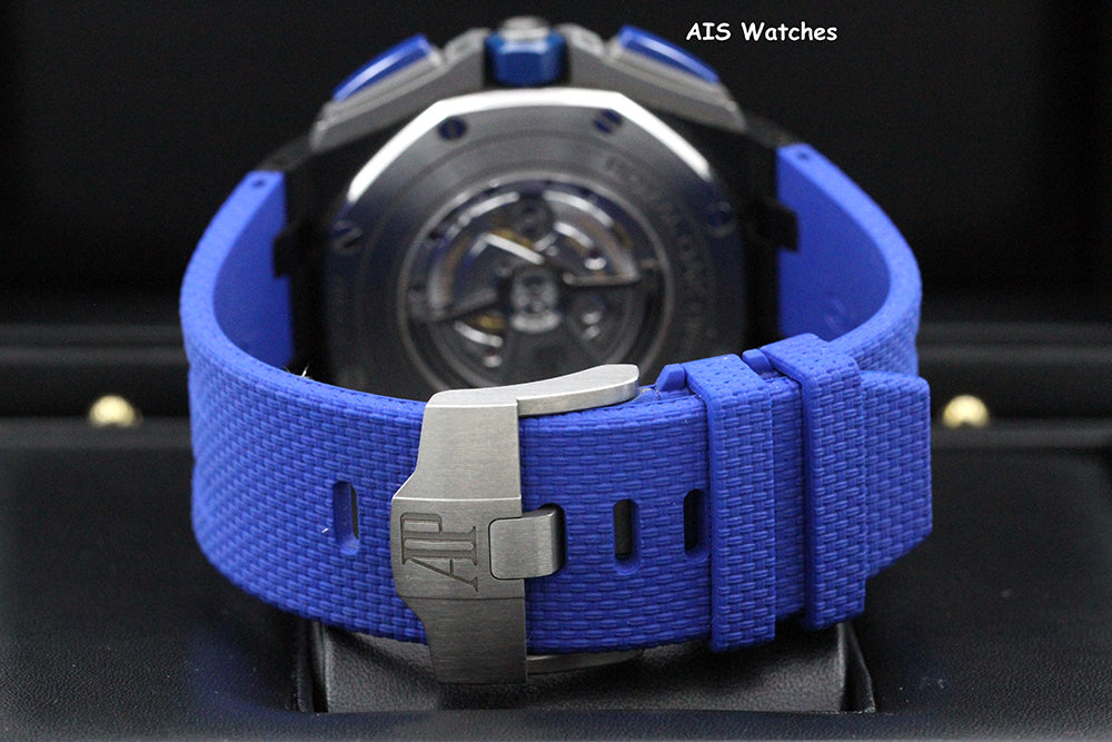 Audemars Piguet Royal Oak 26405CE.00.A030CA.01 Offshore Chrono BLUE Ceramic B&P