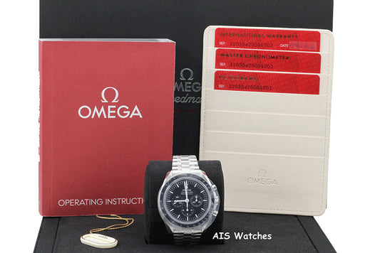 BNIB Omega SpeedMaster 3861 Moon Watch 310.30.42.50.01.002 Sapphire Sandwich BP