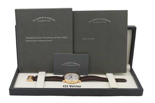 A. Lange & Sohne 1815 Up Down 234.032 18K Rose Gold 39MM Box & Papers