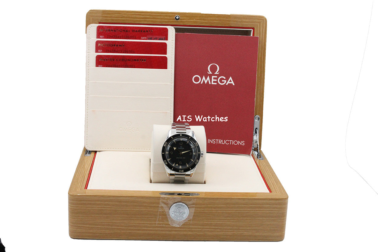 Omega Seamaster 300 Heritage Black Master Chrono 234.30.41.21.01.001 41MM 2023 B&P