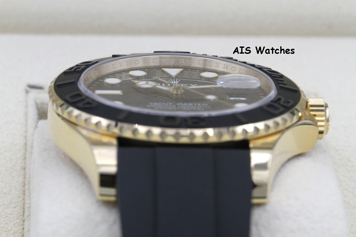 BNIB Rolex Yachtmaster 226658 18K Yellow Gold OysterFlex Strap 42MM Box & Papers