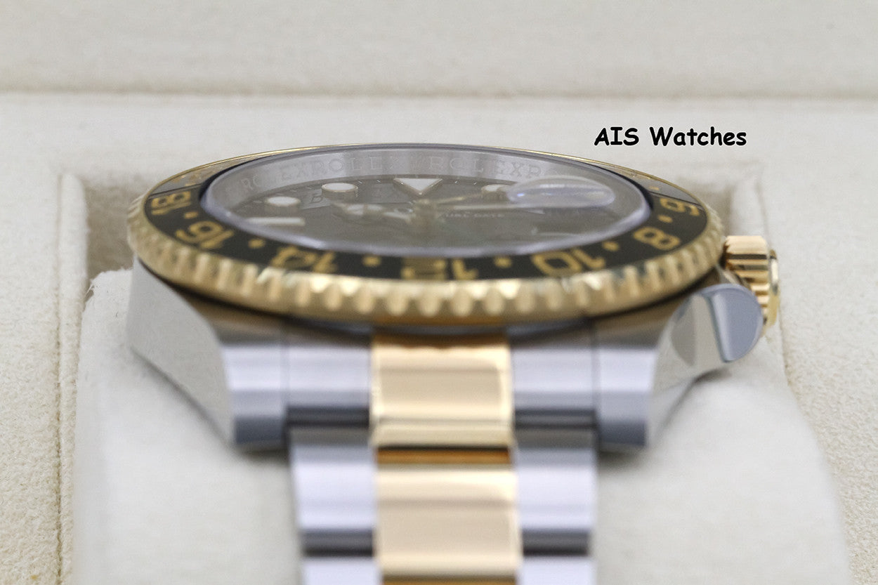 Rolex GMT Master II 18K/SS 116713LN 40MM Black Dial 2015 Box & Paper