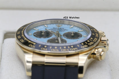 BNIB Rolex 126518LN Daytona Cosmograph 18K Yellow Gold OysterFlex Tiffany Dial BP