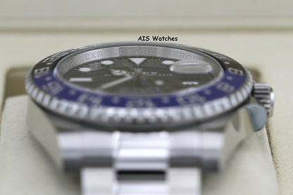 BNIB Rolex GMT Master II 126710BLNR Batman Oyster Bracelet Ceramic Bezel BP