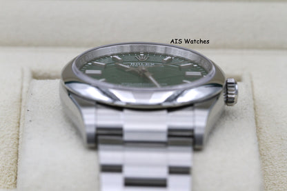 Rolex 126000 Oyster Perpetual 36MM Green Dial 2024 Box & Papers