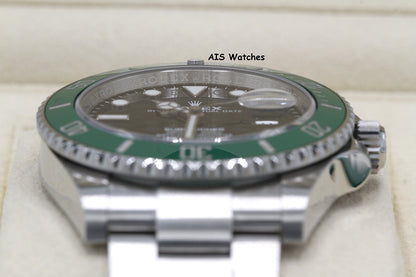 Rolex Submariner Date Ceramic Green Bezel 126610LV 41MM 2020 Box & Paper