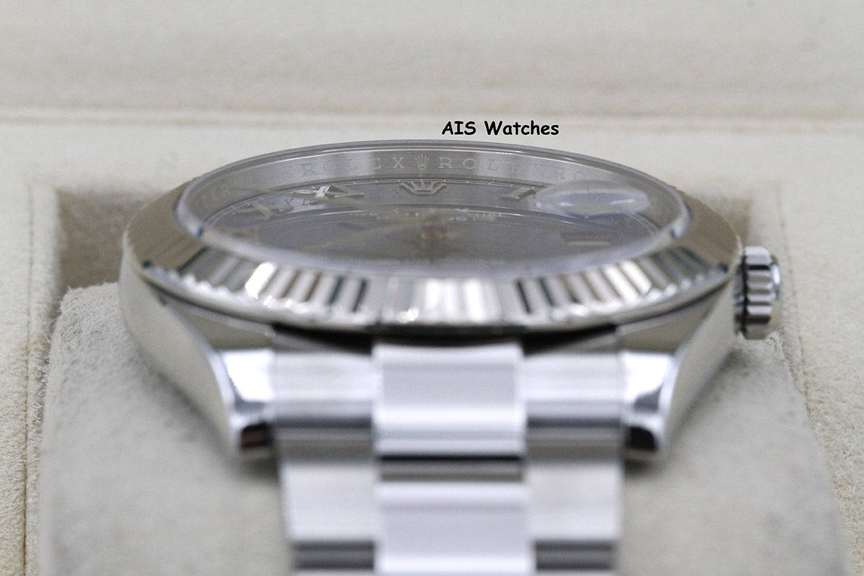 Rolex Datejust 41MM 126334 Blue Roman Dial Oyster 2022 Box & Papers