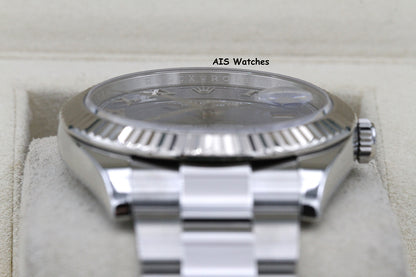 Rolex Datejust 41MM 126334 Blue Roman Dial Oyster 2022 Box & Papers
