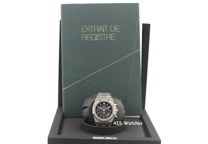 Audemars Piguet 25860ST.00.1110ST.01 Royal Oak Chronograph Blue Dial AP Archived Papers