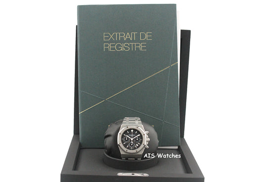 Audemars Piguet 25860ST.00.1110ST.01 Royal Oak Chronograph Blue Dial AP Archived Papers