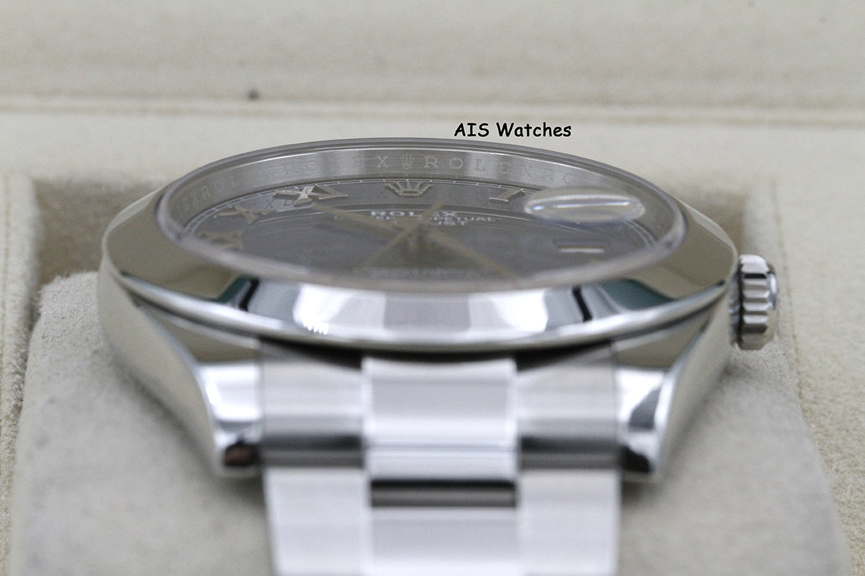 Rolex Datejust 41MM 126300 Blue Roman Dial Oyster Bracelet 2022 B&P