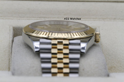 Rolex 126333 DateJust 41MM 18K YG/SS Champagne Stick Dial Jubilee Bracelet B&P