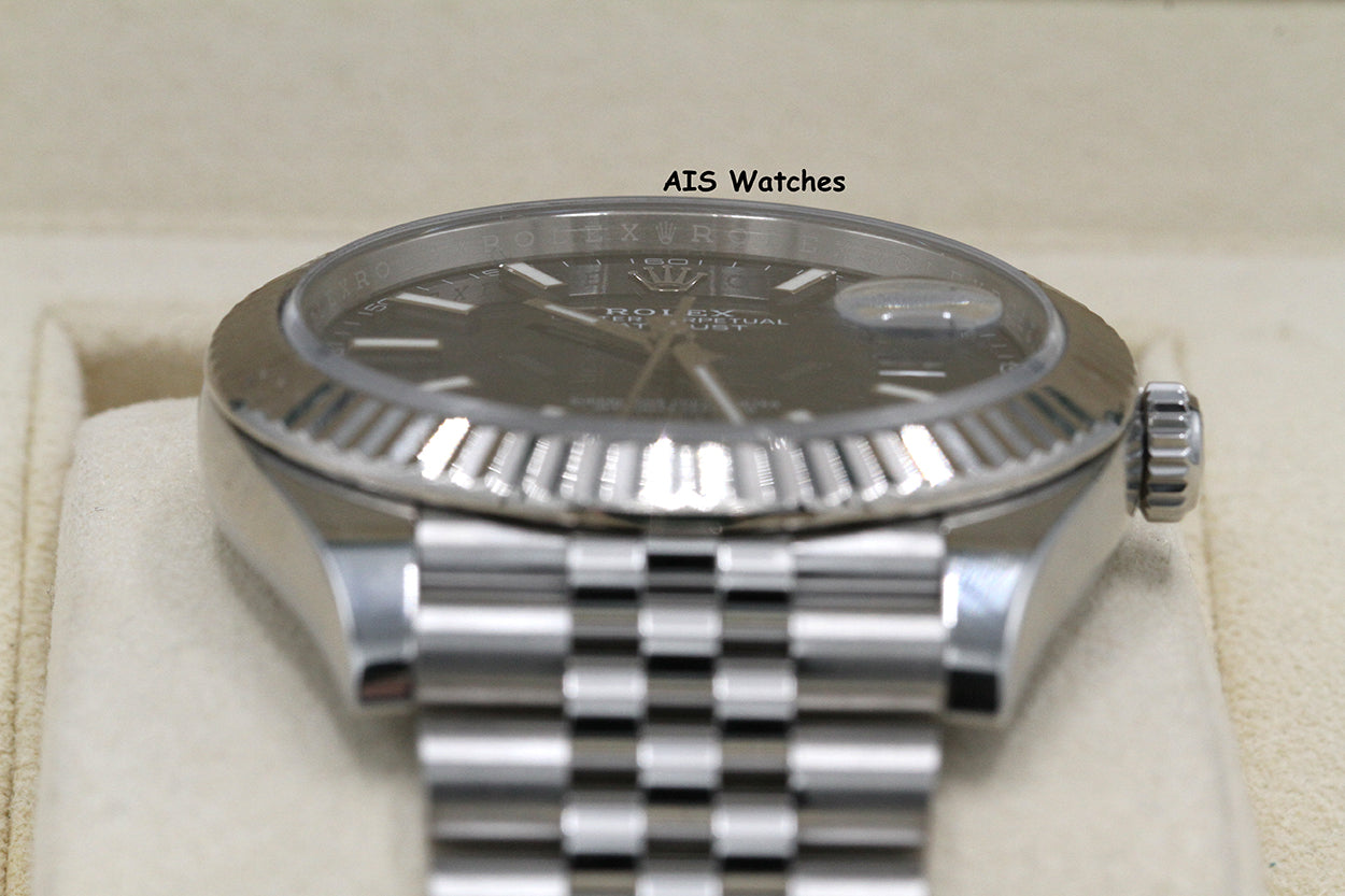 Rolex Datejust 41MM 126334 Blue Stick Dial Jubilee 2020 Box & Papers