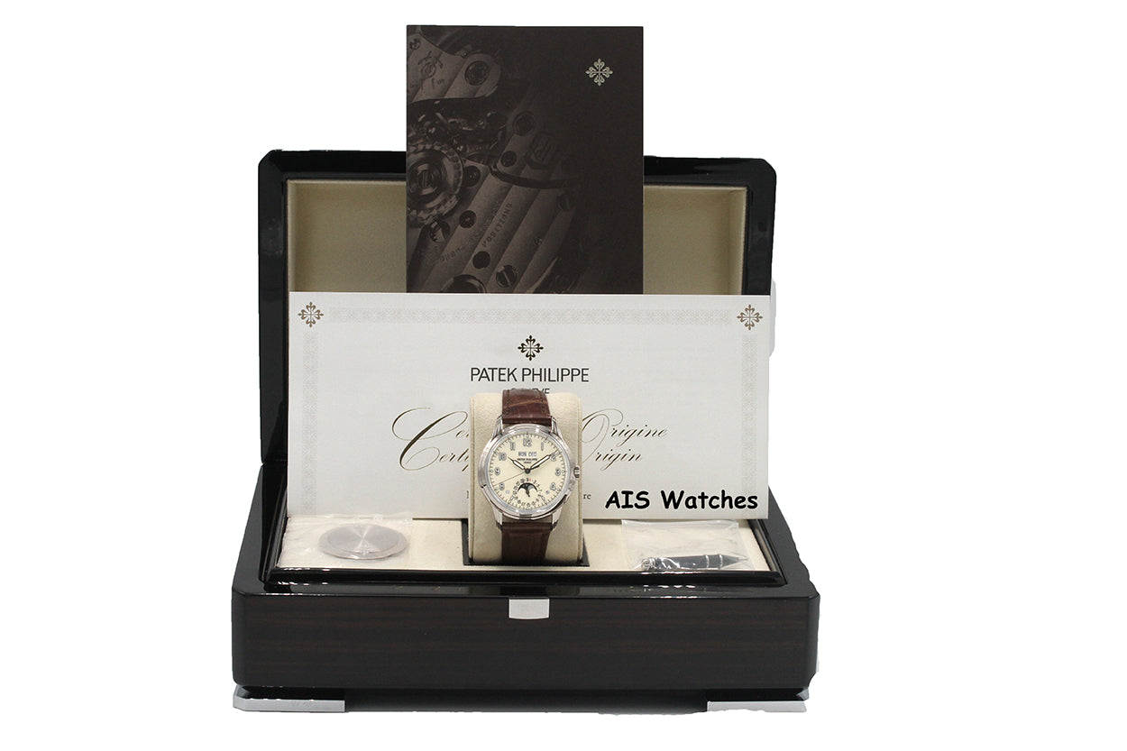 Patek Philippe Perpetual Calendar 5320G White Gold Cream Dial Box & Papers