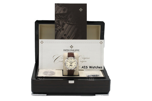 Patek Philippe Perpetual Calendar 5320G White Gold Cream Dial Box & Papers