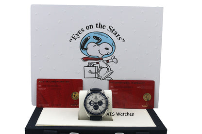 BNIB Omega SpeedMaster Moonwatch Apollo 13 Silver Snoopy 310.32.42.50.02.001 BP