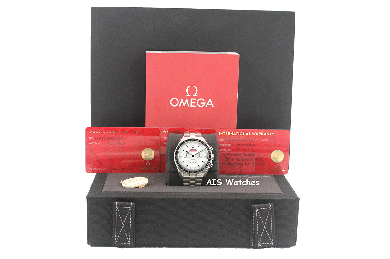 Omega SpeedMaster 3861 MoonWatch 310.30.42.50.04.001 White Dial Sapphire 2025 BP