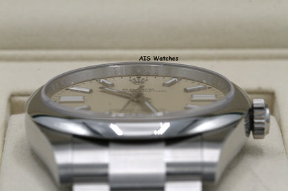 BNIB Rolex 134300 Oyster Perpetual 41 MM Beige Dial Box & Paper