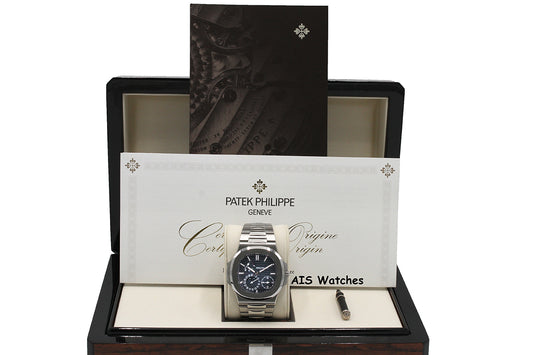 Patek Philippe Nautilus 5712/1A Blue Dial Stainless Steel Box & Papers