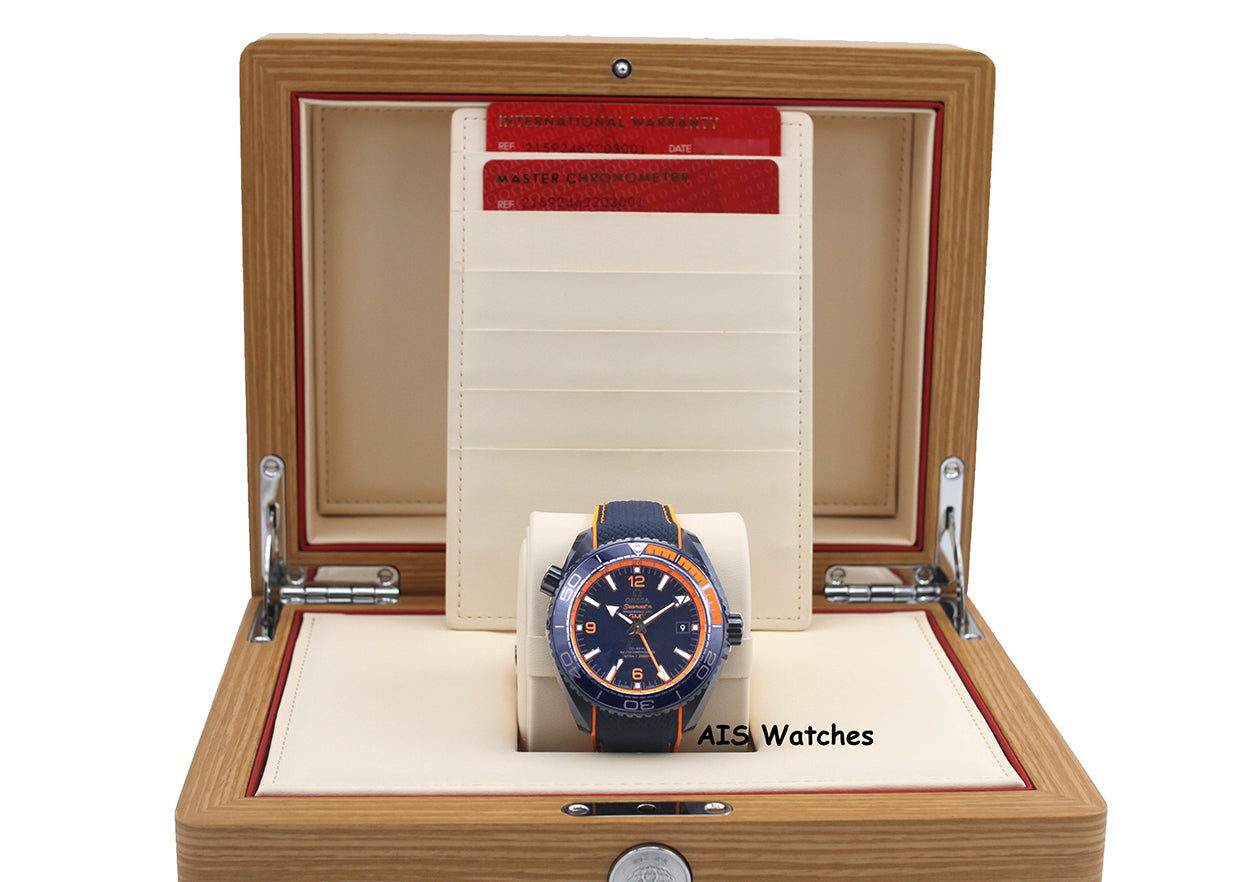 Omega Seamaster Planet Ocean 600M 215.92.46.22.03.001 45.5MM GMT Ceramic Big Blue BP