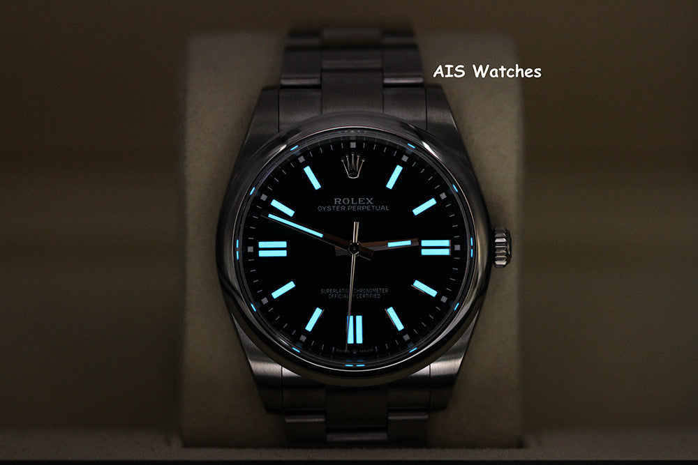 BNIB Rolex 124300 Oyster Perpetual 41MM Green Dial Box & Papers