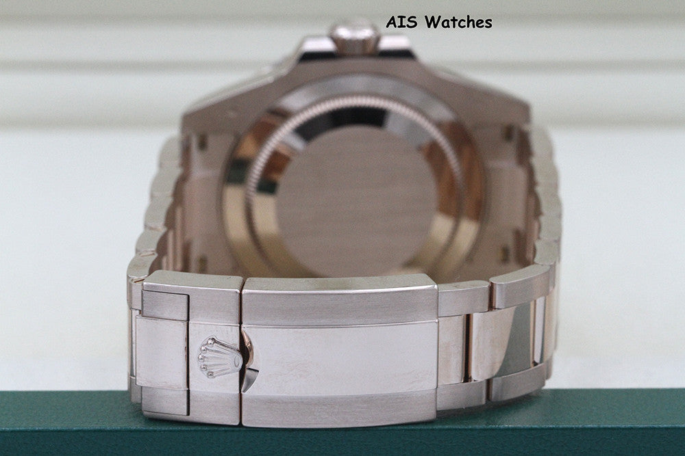 BNIB Rolex 126715 CHNR GMT Master II 18K Rose Gold RootBeer Ceramic Box & Paper
