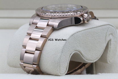 BNIB Rolex 126715 CHNR GMT Master II 18K Rose Gold RootBeer Ceramic Box & Paper