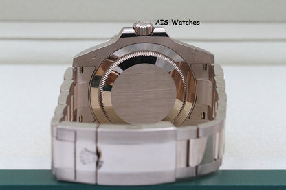 BNIB Rolex 126715 CHNR GMT Master II 18K Rose Gold RootBeer Ceramic Box & Paper
