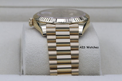 BNIB Rolex 228238 DayDate 40MM DD40 Yellow Gold Champagne Roman Dial