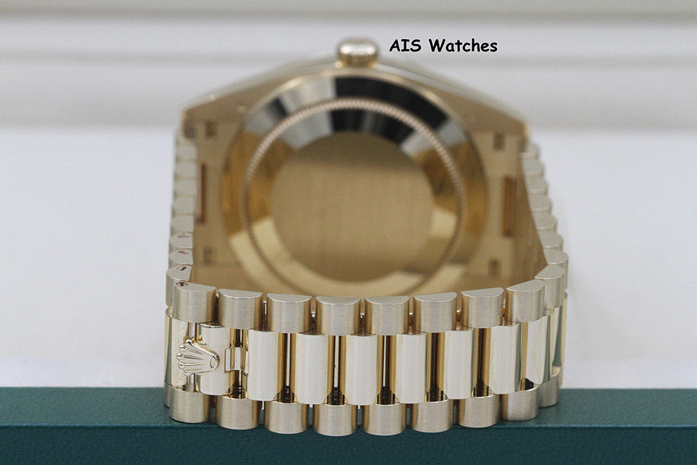 BNIB Rolex 228238 DayDate 40MM DD40 Yellow Gold Champagne Roman Dial