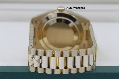 BNIB Rolex 228238 DayDate 40MM DD40 Yellow Gold Champagne Roman Dial