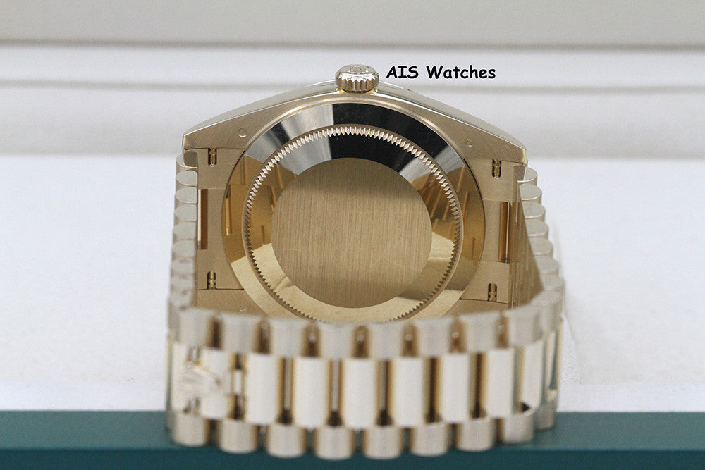 BNIB Rolex 228238 DayDate 40MM DD40 Yellow Gold Champagne Roman Dial