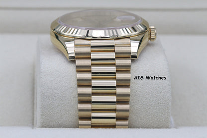 BNIB Rolex 228238 DayDate 40MM DD40 Yellow Gold Champagne Roman Dial