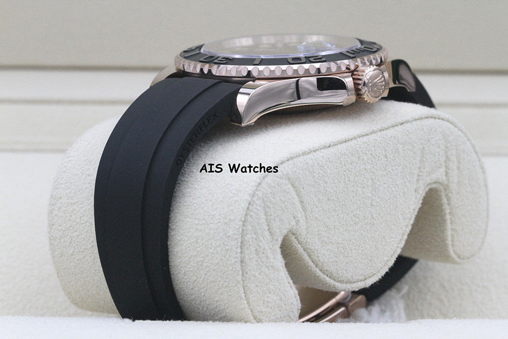 BNIB Rolex Yachtmaster 126655 Everose Gold 40MM OysterFlex Strap Box & Paper