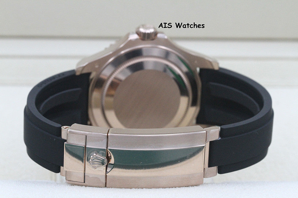 BNIB Rolex Yachtmaster 126655 Everose Gold 40MM OysterFlex Strap Box & Paper