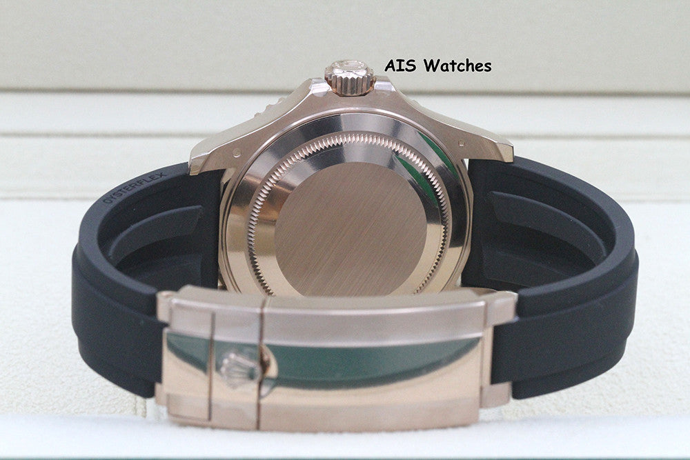 BNIB Rolex Yachtmaster 126655 Everose Gold 40MM OysterFlex Strap Box & Paper