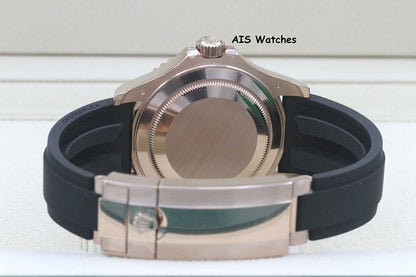 BNIB Rolex Yachtmaster 126655 Everose Gold 40MM OysterFlex Strap Box & Paper