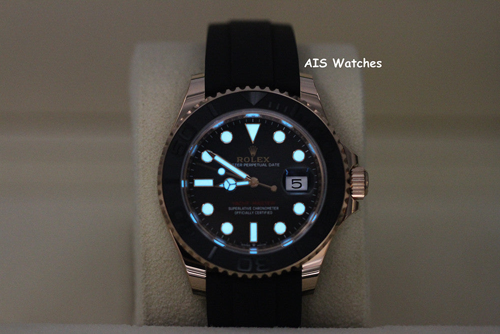 BNIB Rolex Yachtmaster 126655 Everose Gold 40MM OysterFlex Strap Box & Paper