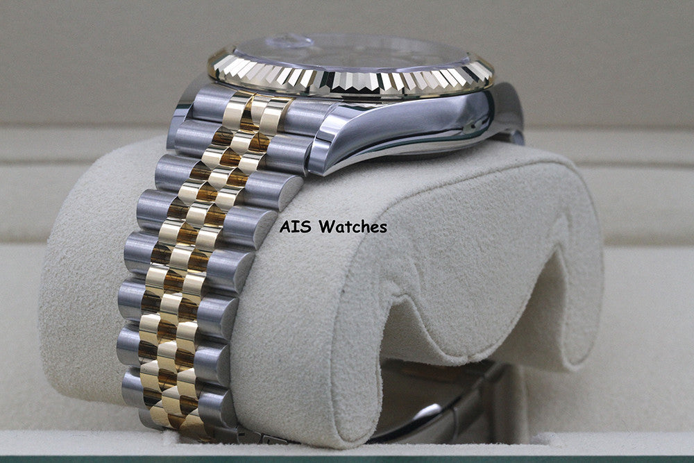 Rolex 326933 Sky-Dweller 18K Yellow Gold / SS Jubilee Black Dial Box & Papers