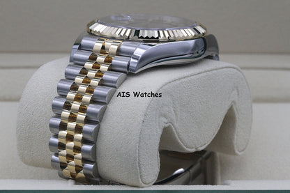 Rolex 326933 Sky-Dweller 18K Yellow Gold / SS Jubilee Black Dial Box & Papers